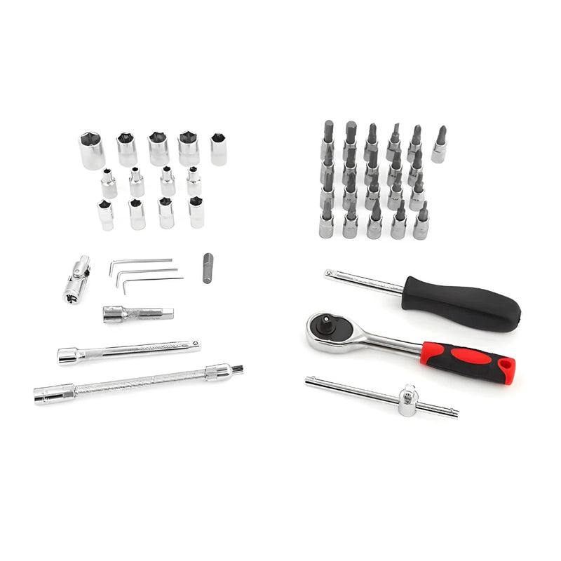 Kit De Ferramentas 46 Peças Com Maleta Para Manutenção E Reparo