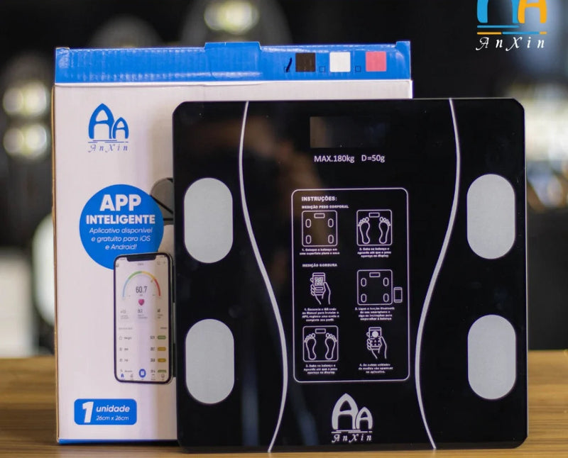 Balança Digital de Bioimpedância Inteligente