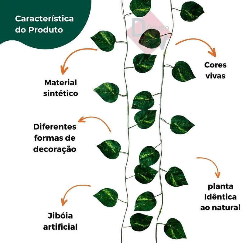 Planta Trepadeira Artificial Jibóia