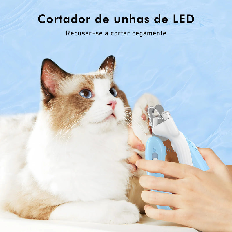 Cortador de Unhas com Luz  LED para Animais